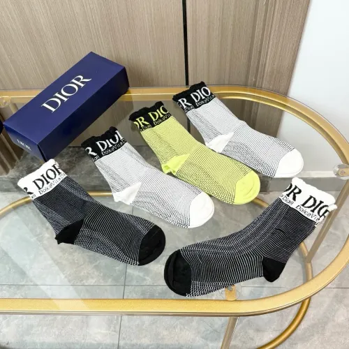 Replica Christian Dior Socks #1401467 $29.00 USD for Wholesale