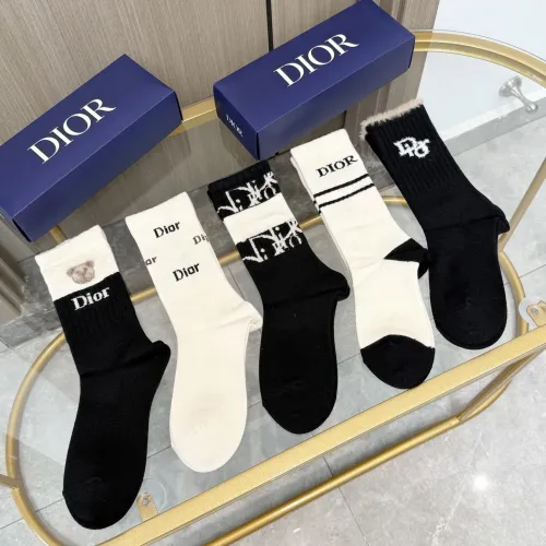 Replica Christian Dior Socks #1401468 $29.00 USD for Wholesale