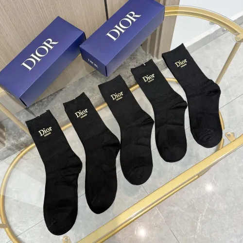 Replica Christian Dior Socks #1401472 $36.00 USD for Wholesale