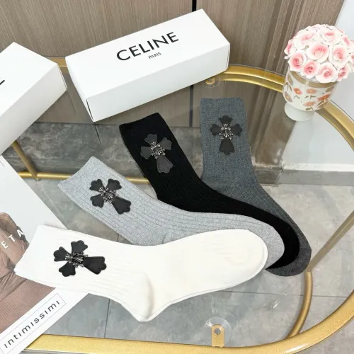 Replica Chrome Hearts Socks #1401477 $34.00 USD for Wholesale