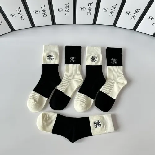 Replica Chanel Socks #1401613 $29.00 USD for Wholesale