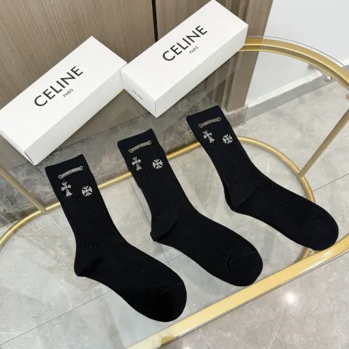 Replica Chrome Hearts Socks #1401614 $32.00 USD for Wholesale