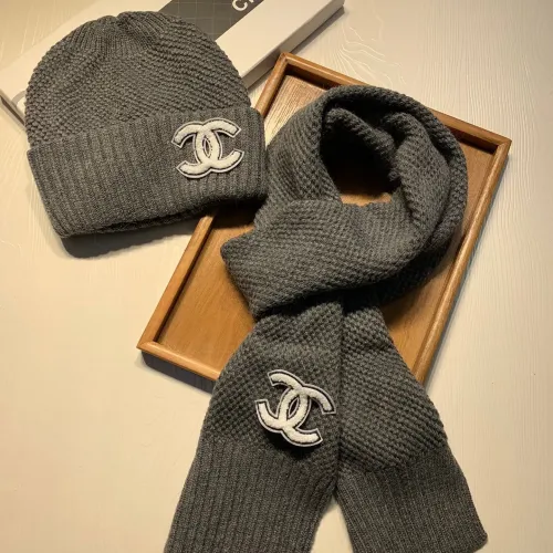 Replica Chanel Hat and Scarf Set #1401866 $52.00 USD for Wholesale