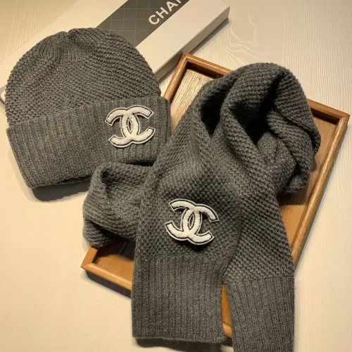 Replica Chanel Hat and Scarf Set #1401866 $52.00 USD for Wholesale