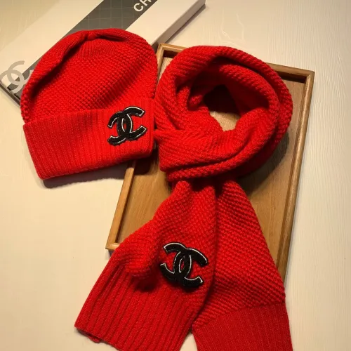 Replica Chanel Hat and Scarf Set #1401867 $52.00 USD for Wholesale