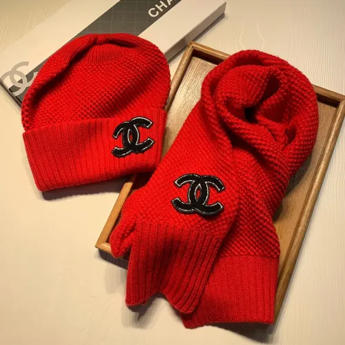 Replica Chanel Hat and Scarf Set #1401867 $52.00 USD for Wholesale