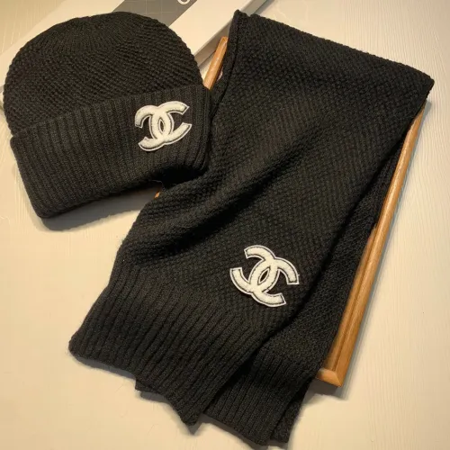 Chanel Hat and Scarf Set #1401868 $52.00 USD, Wholesale Replica Chanel Hat and Scarf and Glove Set