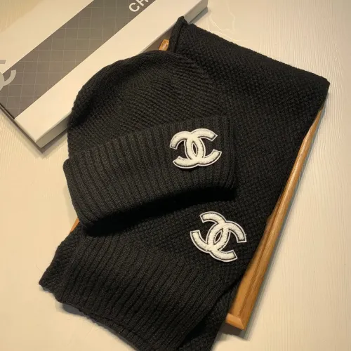 Replica Chanel Hat and Scarf Set #1401868 $52.00 USD for Wholesale