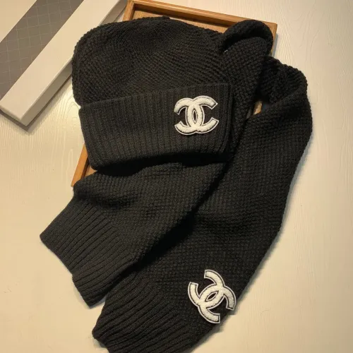 Replica Chanel Hat and Scarf Set #1401868 $52.00 USD for Wholesale