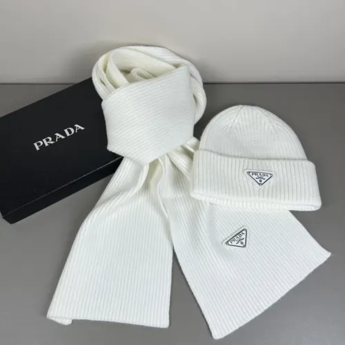 Replica Prada Hat and Scarf Set #1401874 $45.00 USD for Wholesale