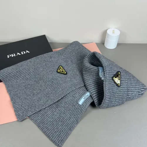 Replica Prada Hat and Scarf Set #1401877 $45.00 USD for Wholesale
