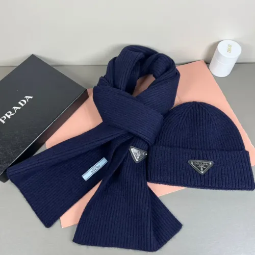Replica Prada Hat and Scarf Set #1401881 $45.00 USD for Wholesale