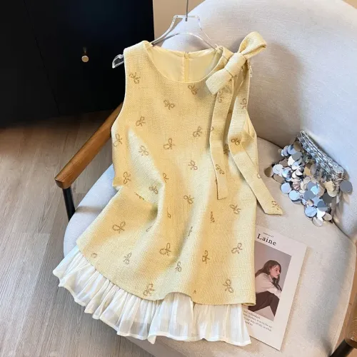 MIU MIU Dresses Sleeveless For Women #1401918 $72.00 USD, Wholesale Replica MIU MIU Dresses