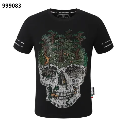 Philipp Plein PP Oversize T-Shirts Short Sleeved For Men #1401933 $29.00 USD, Wholesale Replica Philipp Plein PP T-Shirts