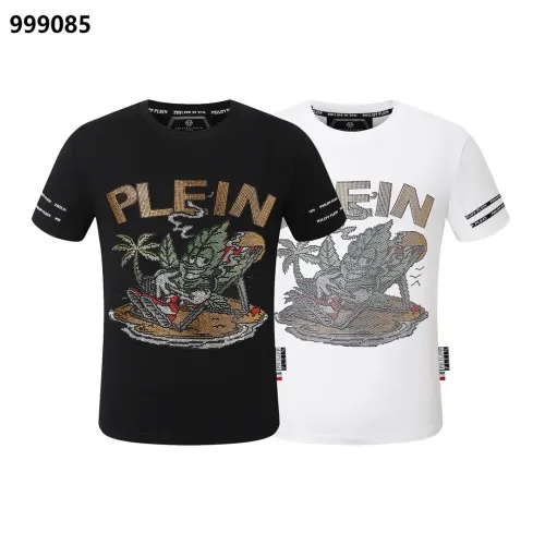 Replica Philipp Plein PP Oversize T-Shirts Short Sleeved For Men #1401936 $29.00 USD for Wholesale