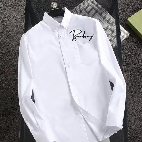 Burberry Shirts Long Sleeved For Men #1402032 $40.00 USD, Wholesale Replica Burberry Shirts