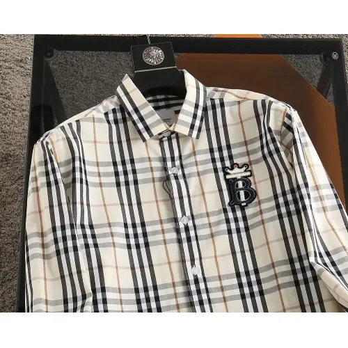 Replica Burberry Shirts Long Sleeved For Men #1402044 $38.00 USD for Wholesale