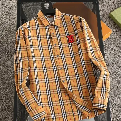 Burberry Shirts Long Sleeved For Men #1402047 $39.00 USD, Wholesale Replica Burberry Shirts