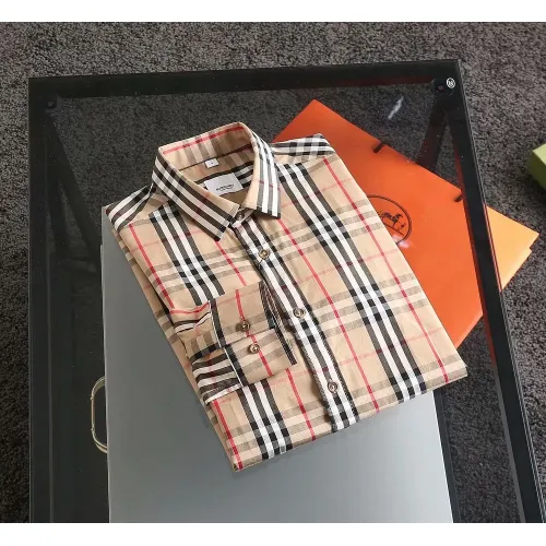 Replica Burberry Shirts Long Sleeved For Men #1402050 $38.00 USD for Wholesale