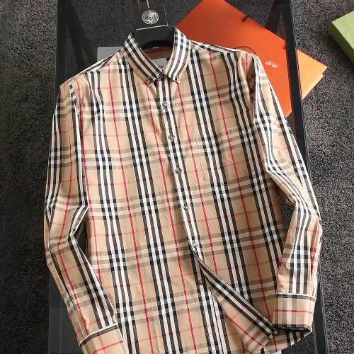 Burberry Shirts Long Sleeved For Men #1402051 $39.00 USD, Wholesale Replica Burberry Shirts