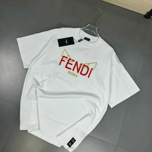 Fendi T-Shirts Short Sleeved For Unisex #1402108 $32.00 USD, Wholesale Replica Fendi T-Shirts