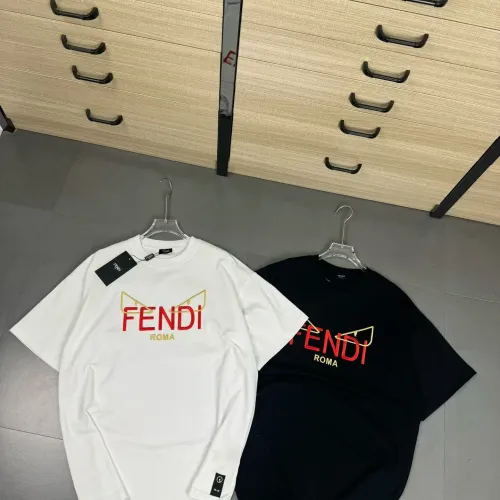 Replica Fendi T-Shirts Short Sleeved For Unisex #1402108 $32.00 USD for Wholesale