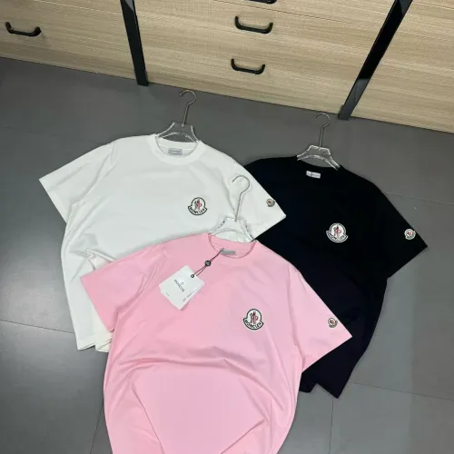 Replica Moncler T-Shirts Short Sleeved For Unisex #1402154 $32.00 USD for Wholesale