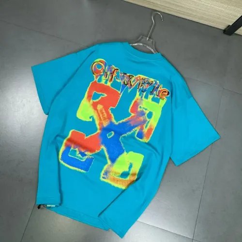 Off-White T-Shirts Short Sleeved For Unisex #1402286 $32.00 USD, Wholesale Replica Off-White T-Shirts