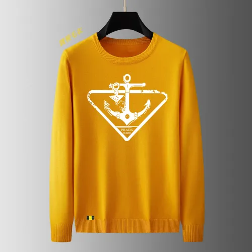 Prada Sweaters Long Sleeved For Men #1402406 $48.00 USD, Wholesale Replica Prada Sweaters
