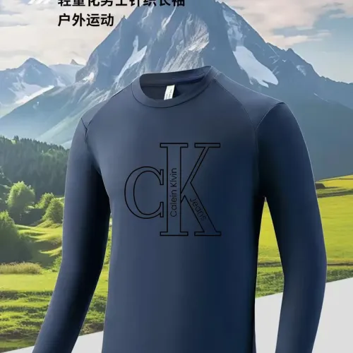 Calvin Klein CK T-Shirts Long Sleeved For Men #1402617 $42.00 USD, Wholesale Replica Calvin Klein CK T-Shirts