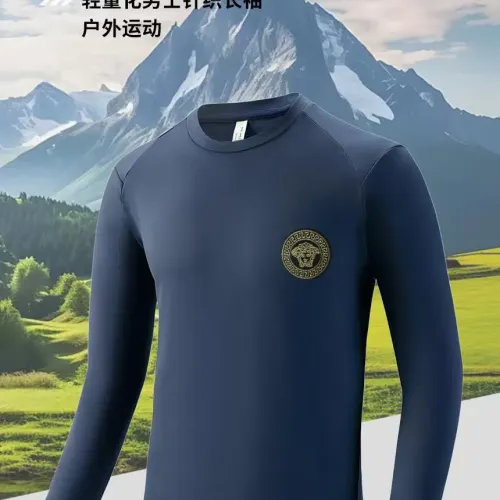 Versace T-Shirts Long Sleeved For Men #1402624 $42.00 USD, Wholesale Replica Versace T-Shirts