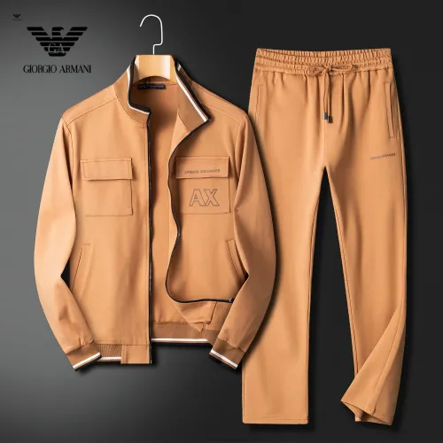 Armani Tracksuits Long Sleeved For Men #1402688 $85.00 USD, Wholesale Replica Armani Tracksuits