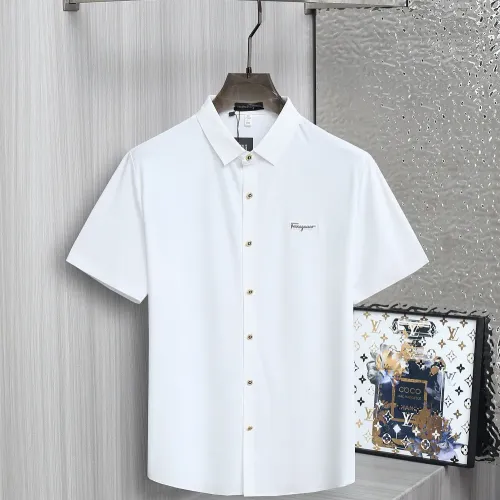 Salvatore Ferragamo Shirts Short Sleeved For Men #1402767 $52.00 USD, Wholesale Replica Salvatore Ferragamo Shirts