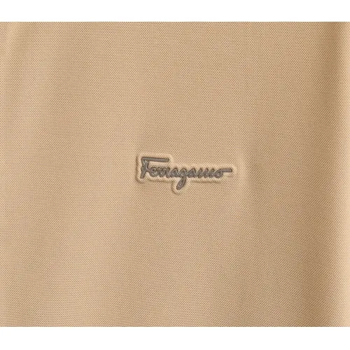 Replica Salvatore Ferragamo Shirts Short Sleeved For Men #1402768 $52.00 USD for Wholesale