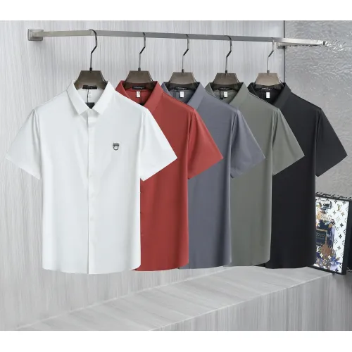 Replica Salvatore Ferragamo Shirts Short Sleeved For Men #1402771 $52.00 USD for Wholesale