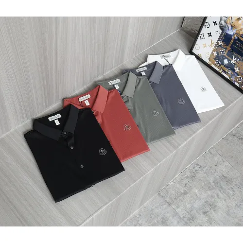 Replica Moncler Shirts Short Sleeved For Men #1402775 $52.00 USD for Wholesale
