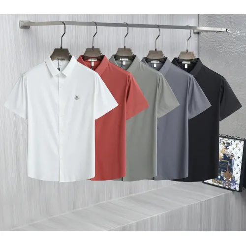 Replica Moncler Shirts Short Sleeved For Men #1402779 $52.00 USD for Wholesale