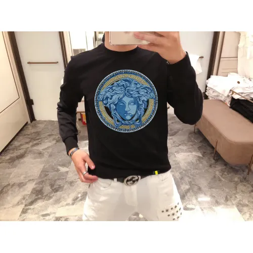 Versace Hoodies Long Sleeved For Men #1402810 $48.00 USD, Wholesale Replica Versace Hoodies
