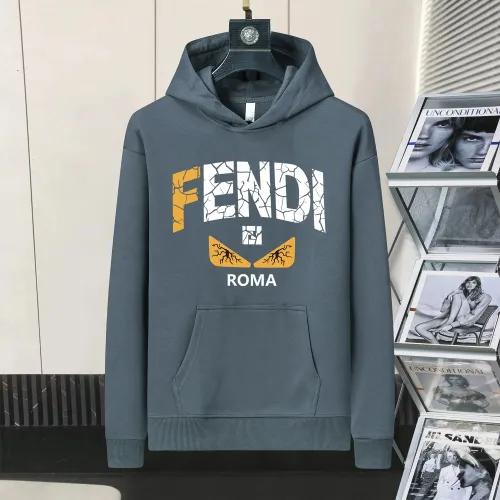 Fendi Hoodies Long Sleeved For Men #1403055 $48.00 USD, Wholesale Replica Fendi Hoodies