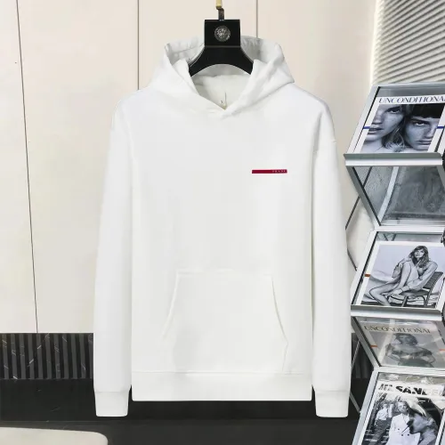 Prada Hoodies Long Sleeved For Men #1403086 $48.00 USD, Wholesale Replica Prada Hoodies