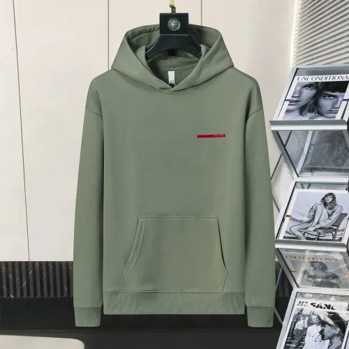 Prada Hoodies Long Sleeved For Men #1403090 $48.00 USD, Wholesale Replica Prada Hoodies