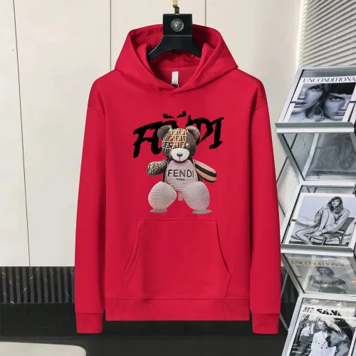 Fendi Hoodies Long Sleeved For Men #1403148 $48.00 USD, Wholesale Replica Fendi Hoodies