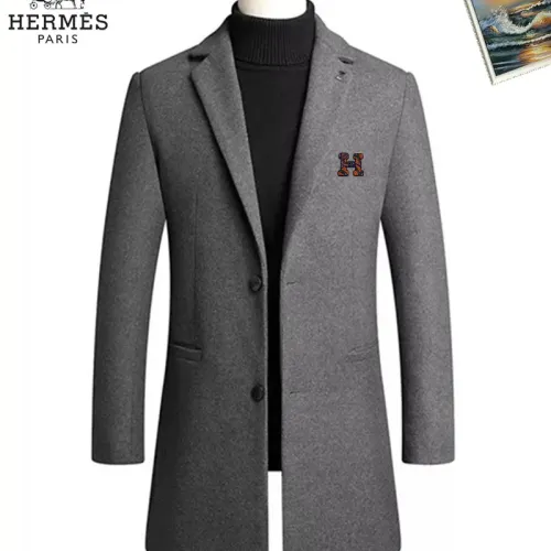 Hermes Coats Long Sleeved For Men #1403265 $88.00 USD, Wholesale Replica Hermes Coats