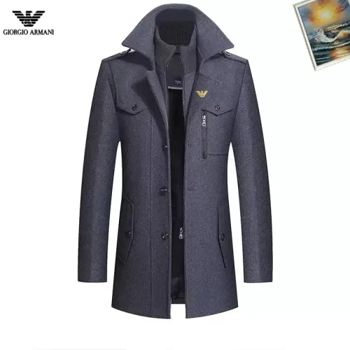 Armani Coats Long Sleeved For Men #1403290 $88.00 USD, Wholesale Replica Armani Coats