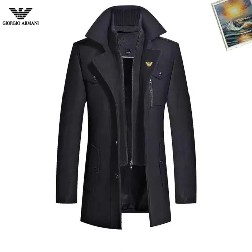 Armani Coats Long Sleeved For Men #1403291 $88.00 USD, Wholesale Replica Armani Coats