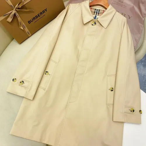 Burberry Trench Coat Long Sleeved For Men #1403301 $202.00 USD, Wholesale Replica Burberry Trench Coat