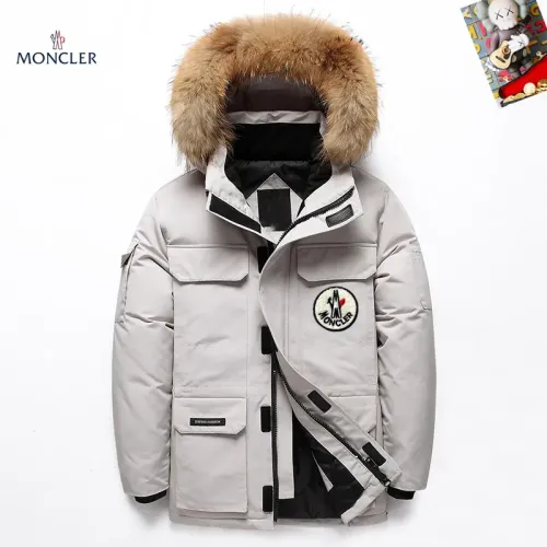 Moncler Down Feather Coat Long Sleeved For Men #1403312 $82.00 USD, Wholesale Replica Moncler Down Feather Coat
