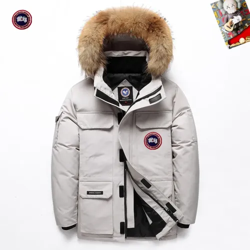 Canada Goose Down Feather Coat Long Sleeved For Men #1403318 $82.00 USD, Wholesale Replica Canada Goose Down Feather Coat
