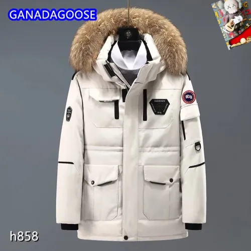 Canada Goose Down Feather Coat Long Sleeved For Men #1403327 $82.00 USD, Wholesale Replica Canada Goose Down Feather Coat