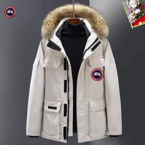 Canada Goose Down Feather Coat Long Sleeved For Men #1403330 $82.00 USD, Wholesale Replica Canada Goose Down Feather Coat